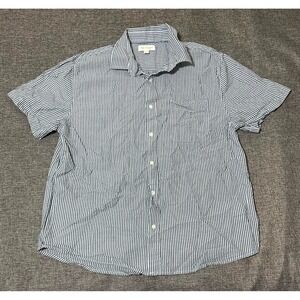 Free Assembly Men's XL Striped Short Sleeve Shirt